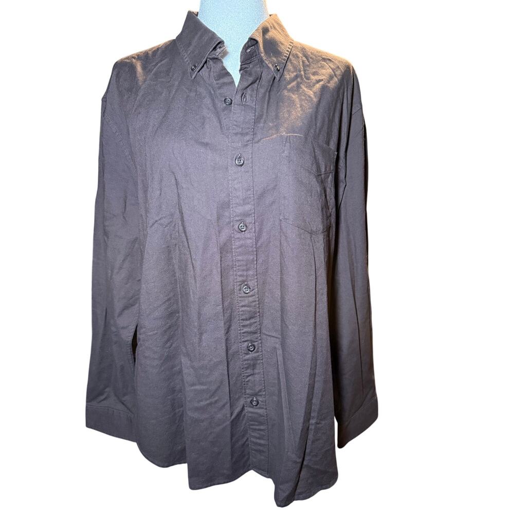Bonobos Slim Fit Oxford Cloth Button Down Shirt, Chocolate Brown, Men's XL Short